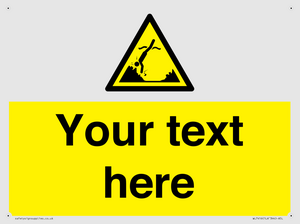 Custom Warning submerged objects